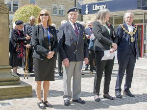 Trish Judson, veterans and the Pendle Mayor
