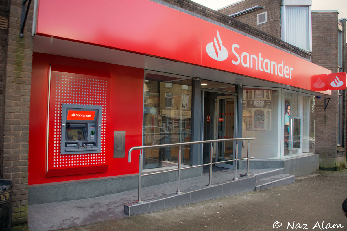 Colne branch of Santander Bank reopens following extensive ...